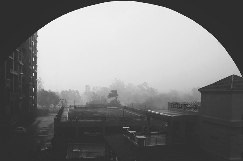 When it rains in India